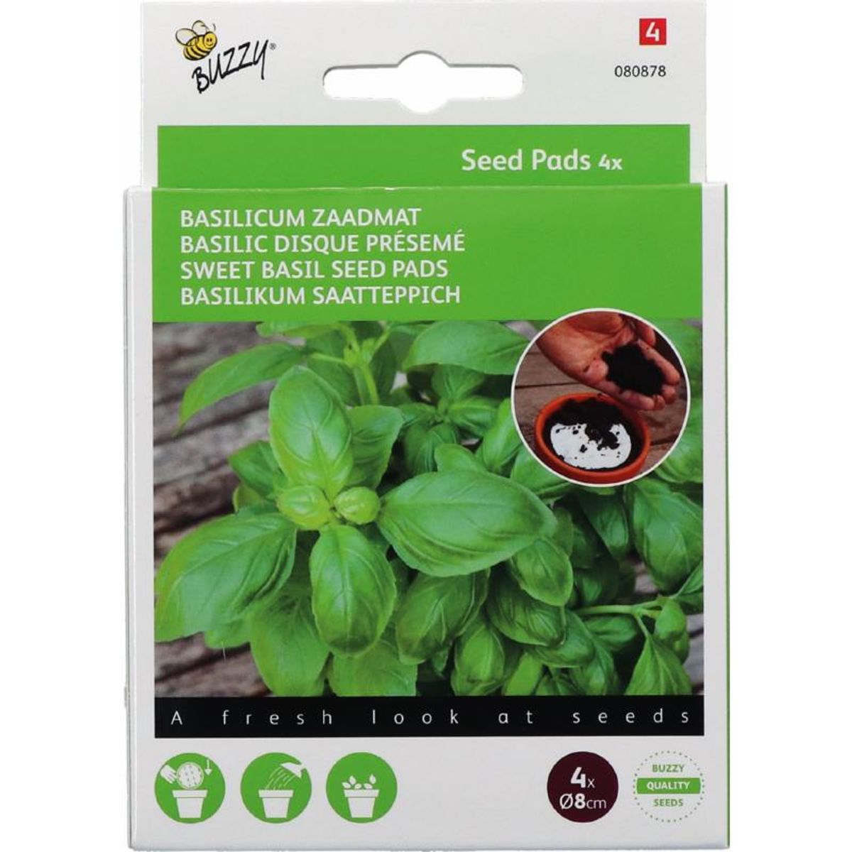 Basilikum -Frøpute-