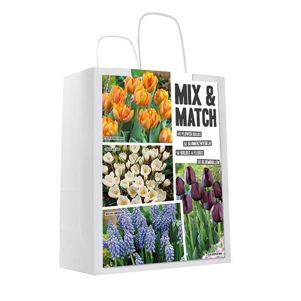 Bilde av Mix & Match. Blå, sort og hvit fargeblanding –