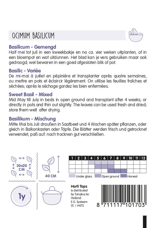 Basilikum mix -Frø-