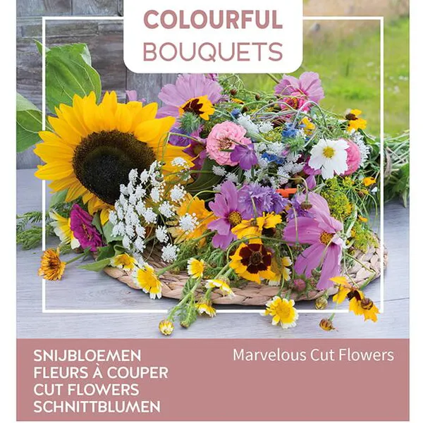 Hovedbilde Bukettblomster. Fargerike sommerblomster - frø -